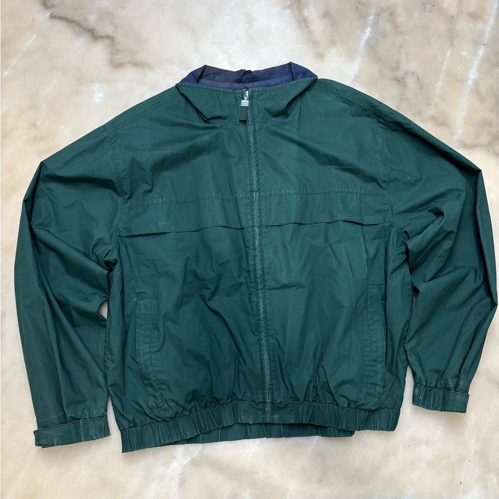 Eddie Bauer Men's Forest Green Windbreaker